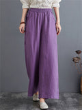 Lady Unique Side Lace-up Floor-length Leisure Pants