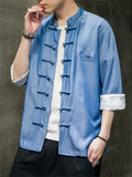 Men's Casual Button Up Chinese Traditional Shirts