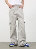 Men's Semi-Elastic Waist Fashion Casual Durable Pants