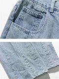 Durable Summer Men's Light Blue Jeans