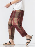 Vintage Comfy Plaid Casual Pants for Men