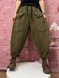 Personalized Casual Thickened Plus Velvet Harem Pants for Women