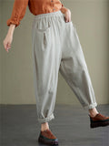 Women's Casual All Match Cozy Cotton Harem Pants