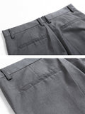 Fashion Loose Straight Wide Leg Dress Pants for Men