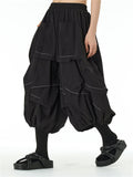 Women's Big Size Oversized Pleated Lantern Pants