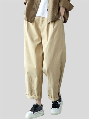 Women's Autumn Extra Loose Cotton Harem Pants