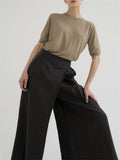 Elegant Temperament High-rise Pants for Ladies