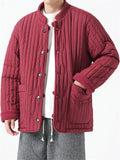 Men's Chinese Style Reversible Cotton-padded Coats