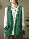 Women's Ultra-lightweight Hollow Out Knitted Vest Shirt