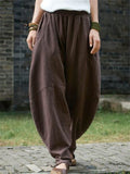 Women's Casual Zen Style Meditation Spliced Pants