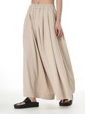 Women's Casual Pleated Wide Leg Pants