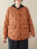 Popular Lightweight Solid Down Jacket for Ladies