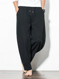 Ultra Light Linen Drawstring Casual Pants for Men