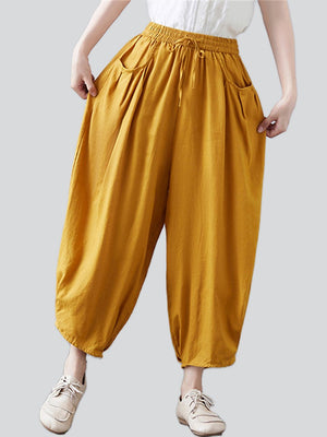 Summer Loose Yoga Lantern Pants for Women