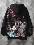 Cool Asian Style Landscape Hoodie