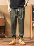 Men's Streetwear Elastic Waist Drawstring Pants