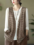 Women's Ultra-lightweight Hollow Out Knitted Vest Shirt