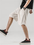 Men's Casual Relaxed Cotton Linen Sport Shorts for Summer