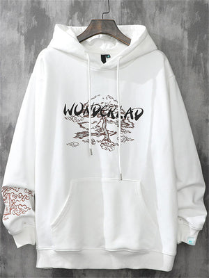 Cool Asian Style Landscape Hoodie