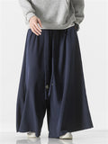 Men's Comfort Wide Leg Linen Hakama Pants