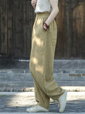 Women's Original Design Zen Style Oversized Ramie Linen Lantern Pants