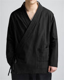 Oriental Style Long Sleeves Linen Shirt for Men