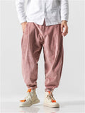 Fashion Corduroy Loose Fit Winter Pants for Men