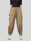 Loose Casual Drawstring Ankle-Tied Sweatpants for Women