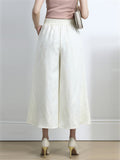 Rose Jacquard Summer Thin Pants for Ladies