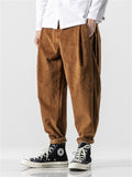 Fashion Corduroy Loose Fit Winter Pants for Men