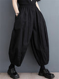 Stylish High-Rise Oversized Pleated Harem Pants for Women