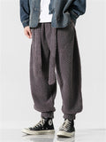 Men's Faux Woolen Warm Fluffy Pants for Cold Winter