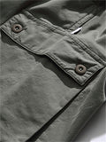 Male Trendy Skin-friendly Solid Color Cargo Pants