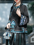 Ladies Jacquard Embroidery Chinese Style Jackets