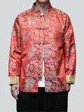 Pavilions Retro Jacquard Tang Suit Jackets for Male