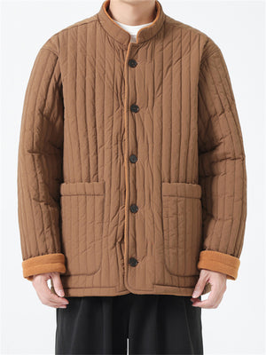 Men's Chinese Style Reversible Cotton-padded Coats