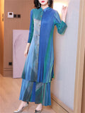 Women's Elegant Gradient Color Silky Set Outfits