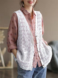 Women's Ultra-lightweight Hollow Out Knitted Vest Shirt