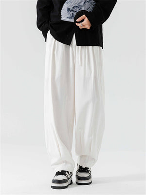 Chinese Style Bamboo Fiber Cozy Simple Long Pants