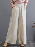 Lady Unique Side Lace-up Floor-length Leisure Pants