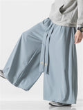 Men's Comfort Wide Leg Linen Hakama Pants