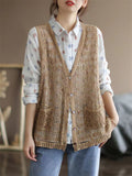 Women's Ultra-lightweight Hollow Out Knitted Vest Shirt