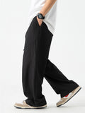 Male Summer Lightweight Basic Solid Color Casual Pants