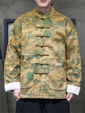 Male ''Along the River During the Qingming Festival'' Printed Jackets