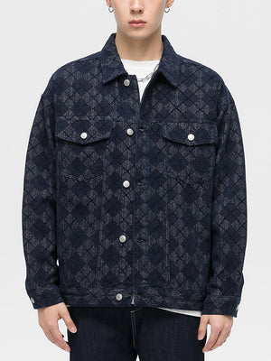 Men's Fashion Asian Style Casual Loose Denim Jacket