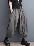 Stylish High-Rise Oversized Pleated Harem Pants for Women