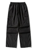 Men's Silky Textured Comfort Drawstring Cargo Pants