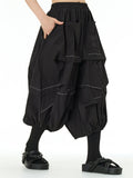 Women's Big Size Oversized Pleated Lantern Pants