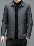 Autumn Winter Dad's Middle Aged And Elderly High Quality Men's Coats