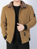 Corduroy Warm Casual Coats For Men